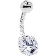 将图片加载到图库查看器，Clear Gem Totally Twisted Belly Ring Set of 2
