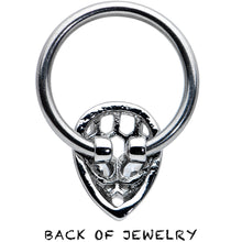 将图片加载到图库查看器，16G 3/8 Clear CZ Gem Openwork Alien Hinged Segment Ring
