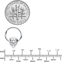 将图片加载到图库查看器，16G 3/8 Clear CZ Gem Openwork Alien Hinged Segment Ring
