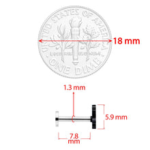 Load image into Gallery viewer, 16G 5/16 Multicolor Dragon Internally Threaded Labret Set of 4
