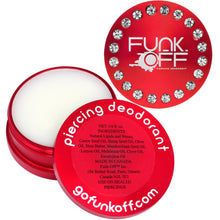 将图片加载到图库查看器，Clear Gem Red Funk-Off Piercing Deodorant
