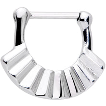 Load image into Gallery viewer, 16G 5/16 Graceful Fan Septum Clicker
