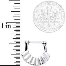 Load image into Gallery viewer, 16G 5/16 Graceful Fan Septum Clicker
