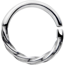 Load image into Gallery viewer, 16G 3/8 A Simple Twist Septum Closure Ring
