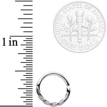 Load image into Gallery viewer, 16G 3/8 A Simple Twist Septum Closure Ring
