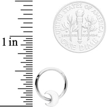 Load image into Gallery viewer, 16G 3/8 Crescent Moon Hinged Segment Ring

