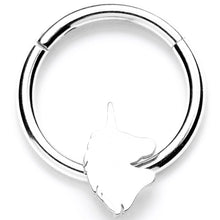 Load image into Gallery viewer, 16G 3/8 Mythical Unicorn Hinged Segment Ring
