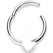 Load image into Gallery viewer, 16G 3/8 Mythical Unicorn Hinged Segment Ring
