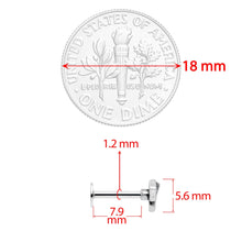 将图片加载到图库查看器，16G 5/16 Clear Gem Regal Elephant Labret Monroe Tragus
