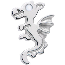 Load image into Gallery viewer, 16G 5/16 Fantastic Dragon Internally Threaded Labret Tragus
