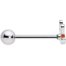 将图片加载到图库查看器，Nerdy Easter Bunny Barbell Tongue Ring
