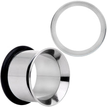 Load image into Gallery viewer, Stainless Steel Single Flare Tunnel Plug Set Available in Sizes  8G to 1
