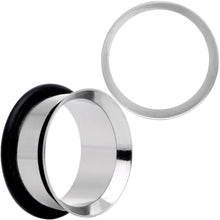Load image into Gallery viewer, Stainless Steel Single Flare Tunnel Plug Set Available in Sizes  8G to 1
