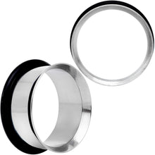 Load image into Gallery viewer, Stainless Steel Single Flare Tunnel Plug Set Available in Sizes  8G to 1
