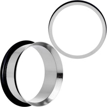 Load image into Gallery viewer, Stainless Steel Single Flare Tunnel Plug Set Available in Sizes  8G to 1
