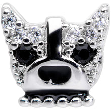 Load image into Gallery viewer, 16G 5/16 Clear CZ Gem Bulldog Labret Monroe Tragus
