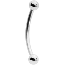 将图片加载到图库查看器，16G 1/2 Stainless Steel Curved Barbell

