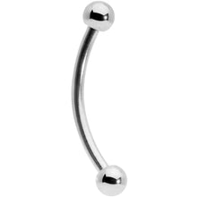 将图片加载到图库查看器，16G 1/2 Stainless Steel Curved Barbell

