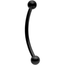 将图片加载到图库查看器，16G 9/16 Black Curved Barbell
