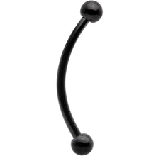 将图片加载到图库查看器，16G 9/16 Black Curved Barbell
