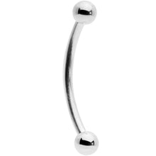 Load image into Gallery viewer, 16G 9/16 Stainless Steel Curved Barbell
