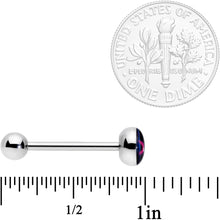将图片加载到图库查看器，Bisexual Pride Flag Barbell Tongue Ring
