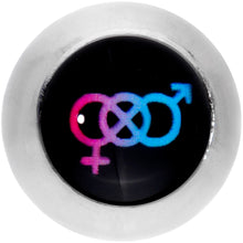 将图片加载到图库查看器，16G 1/4 Bisexual Pride Flag Cartilage Tragus Earring
