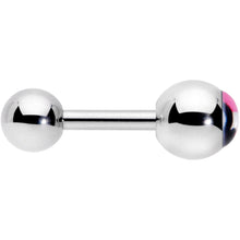 Load image into Gallery viewer, 16G 1/4 Pink Blue White Transgender Pride Flag Cartilage Tragus
