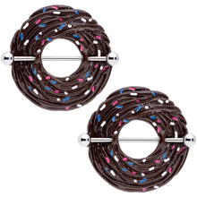 Load image into Gallery viewer, 14G 33mm Chocolate Cupcake Nipple Shield Set
