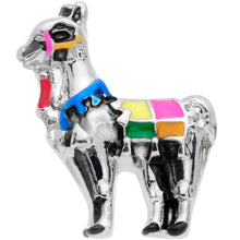 Load image into Gallery viewer, 16G 1/4 Colorful Drama Llama Cartilage Tragus Earring
