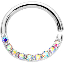 Load image into Gallery viewer, 16G 5/16 Aurora Gem Simple Elegance Seamless Circular Ring
