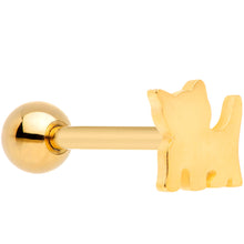 将图片加载到图库查看器，Multicolor Flat Top Kitty Cat Barbell Tongue Ring Set of 4
