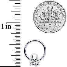 将图片加载到图库查看器，16G 3/8 Black Gem Nautical Octopus Hinged Segment Ring
