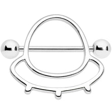 Load image into Gallery viewer, 14G 9/16 Outer Space UFO Nipple Shield Set
