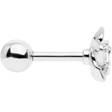 将图片加载到图库查看器，16G 1/4 Openwork Rose Flower Cartilage Tragus Earring

