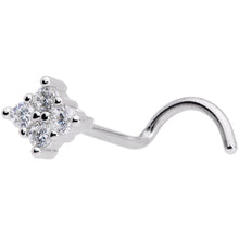 Load image into Gallery viewer, 20G 5/16 Clear CZ Gem Princess Nose Screw
