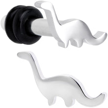 将图片加载到图库查看器，Brontosaurus Dinosaur Single Flare Plug Set 14G to 4G
