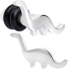 将图片加载到图库查看器，Brontosaurus Dinosaur Single Flare Plug Set 14G to 4G
