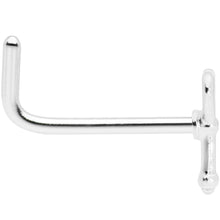 Load image into Gallery viewer, 20G 5/16 Key to Your Heart L Shaped Nose Ring
