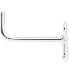 Load image into Gallery viewer, 22G 5/16 Key to Your Heart L Shaped Nose Ring

