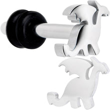 Load image into Gallery viewer, Steel Fantasy Dragon Single Flare Plug Set 14G to 2G
