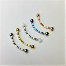 将图片加载到图库查看器，16G 9/16 Black Curved Barbell

