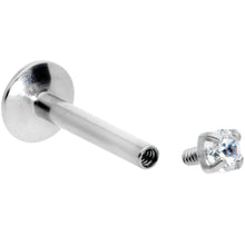 Load image into Gallery viewer, 16G 5/16 2mm CZ G23 Titanium Internally Threaded Labret
