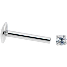 Load image into Gallery viewer, 16G 5/16 2mm CZ G23 Titanium Internally Threaded Labret

