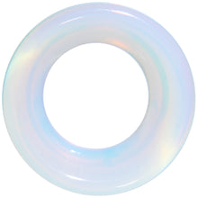 Load image into Gallery viewer, Translucent White Glass Tunnel Plug Set 2G to 1 Inch
