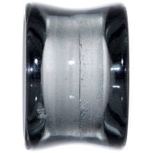 将图片加载到图库查看器，Translucent Black Glass Tunnel Plug Set 2G to 1 Inch
