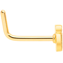 Load image into Gallery viewer, 20G 5/16 Gold Tone Happy Hour Beer Mug L Shaped Nose Ring
