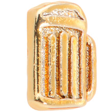 Load image into Gallery viewer, 22G 5/16 Gold Tone Happy Hour Beer Mug L Shaped Nose Ring
