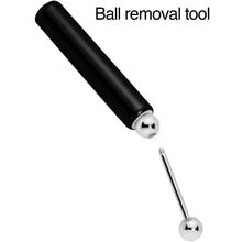 Load image into Gallery viewer, 5mm to 6mm Black Aluminum Body Piercing Ball Removal Tool
