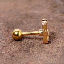 Load image into Gallery viewer, 16G 1/4 Gold Tone Fast Food French Fries Cartilage Tragus Earring
